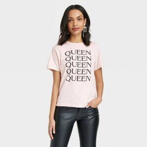 Black History Month Adult Legendary Rootz Short-Sleeve Queen T-Shirt Pink XL